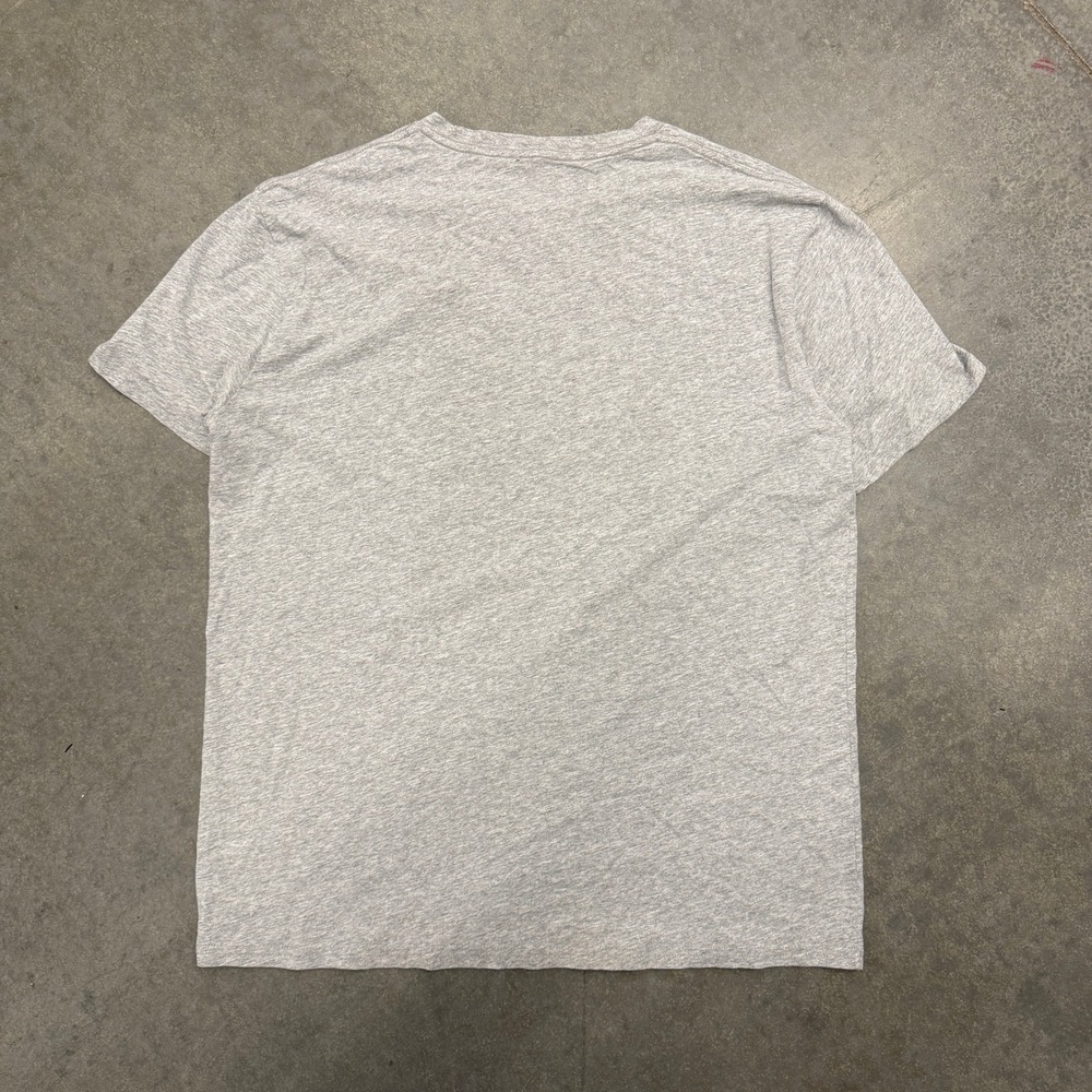 Volcom Mens Graphic T-Shirt XL Heather Gray Blue Boxed Stone Logo Short Sleeve - Picture 2 of 5